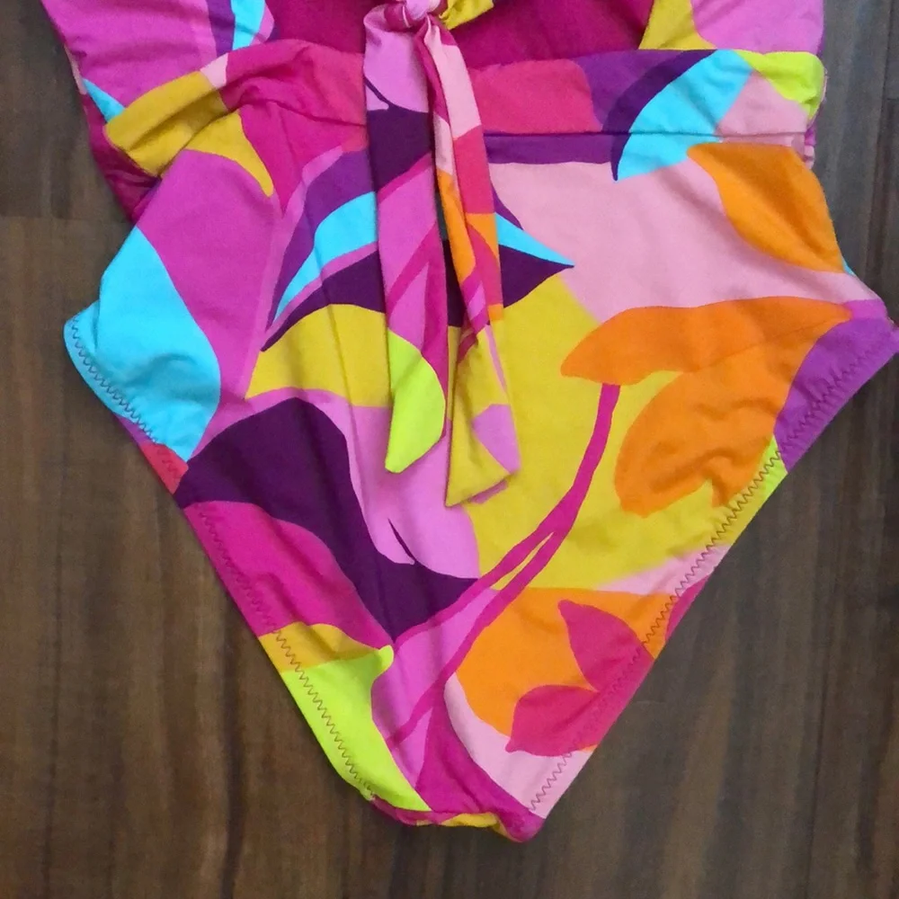 New Lilleth Ruffle One-Piece Swimsuit Trina Turk